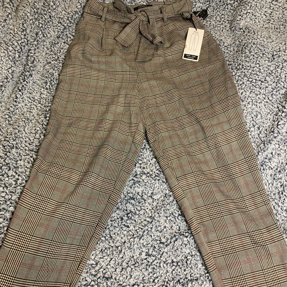 Forever 21 High Rise Striped Pants